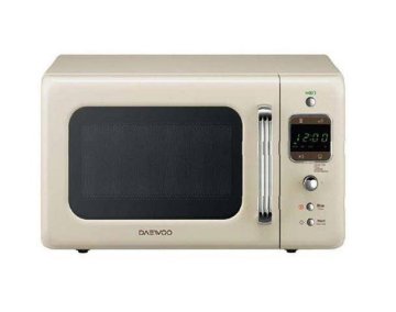 Daewoo KOR-6LBC forno a microonde Superficie piana Solo microonde 20 L 700 W Crema