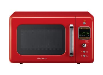 Daewoo KOR-6LBR forno a microonde Rosso Solo microonde Superficie piana 20 L 700 W