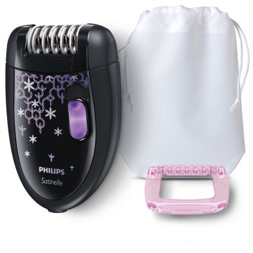 Philips Satinelle Essential Epilatore compatto, per gambe, 2 accessori