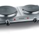 Severin DK 1014 Acciaio inox Superficie piana Piastra sigillata 2 Fornello(i) 2
