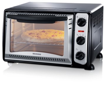 Severin TO 2034 fornetto con tostapane 20 L Nero, Acciaio inox