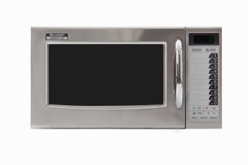 Sharp Home Appliances R-15AT forno a microonde Superficie piana Solo microonde 28 L 1000 W Stainless steel