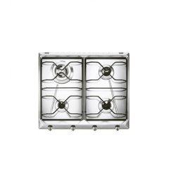 Smeg SRV564-3 piano cottura Acciaio inox Da incasso Gas 4 Fornello(i)