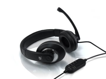 Conceptronic CMUSICSTARU cuffia e auricolare Cablato A Padiglione Musica e Chiamate Nero
