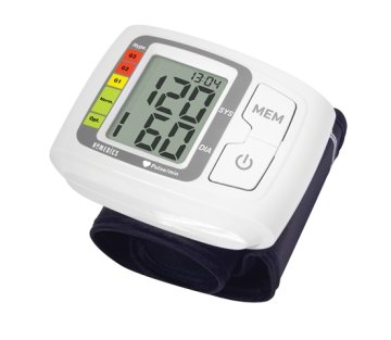 HoMedics BPW-1005 monitor per il battito cardiaco Polso Nero, Bianco