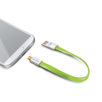 Celly USBMMICROG cavo USB 1 m USB A Micro-USB B Verde