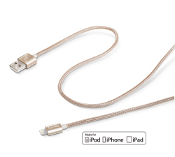 Celly 1.0M USB - Lightning M/M 1 m Oro
