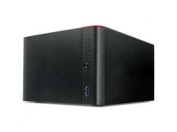 Buffalo LinkStation 441D NAS Marvell Armada 370 0,5 GB DDR3 16 TB HDD Nero