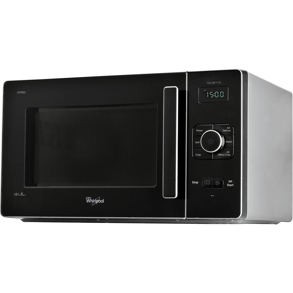 GT285SL - Whirlpool GT 285 SL forno a microonde Superficie piana Microonde  combinato 25 L 700 W Nero - Forno microonde - Cottura cibi - Negozi  Elettronica Roma - Radionovelli