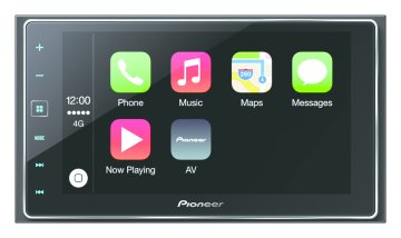 Pioneer SPH-DA120 Ricevitore multimediale per auto Nero Bluetooth