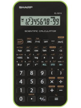 Sharp EL-501X calcolatrice Tasca Calcolatrice scientifica Nero, Grigio