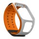 TomTom Cinturino per orologio Runner 2/Spark (Grigio chiaro/Arancione brillante - Large) 2