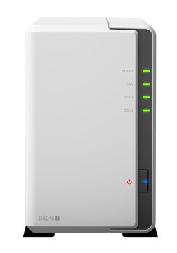 Synology DiskStation DS216j NAS Desktop Marvell 88F6820 0,5 GB DDR3 0 TB Bianco