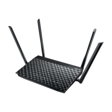 ASUS DSL-AC52U router wireless Gigabit Ethernet Dual-band (2.4 GHz/5 GHz) Nero