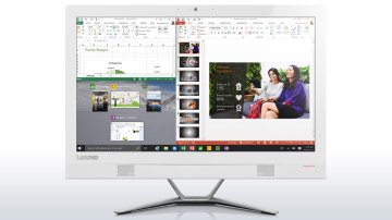 Lenovo IdeaCentre 300 Intel® Core™ i5 i5-6200U 58,4 cm (23") 1920 x 1080 Pixel 4 GB DDR4-SDRAM 1 TB HDD PC All-in-one NVIDIA® GeForce® 920A Windows 10 Home Bianco