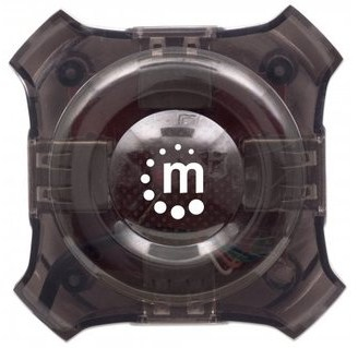 Manhattan 162272 hub di interfaccia 12 Mbit/s Nero, Trasparente