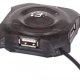 Manhattan 162272 hub di interfaccia 12 Mbit/s Nero, Trasparente 8