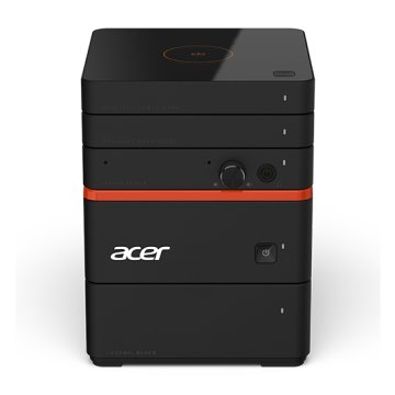 Acer Revo M2-601 Intel® Core™ i3 i3-6100U 4 GB DDR4-SDRAM 500 GB HDD Windows 10 Home Mini PC Nero, Arancione
