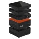 Acer Revo M2-601 Intel® Core™ i3 i3-6100U 4 GB DDR4-SDRAM 500 GB HDD Windows 10 Home Mini PC Nero, Arancione 6