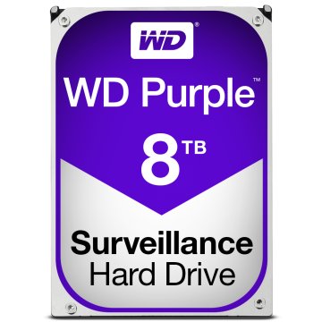 Western Digital Purple disco rigido interno 8 TB 5400 Giri/min 128 MB 3.5" Serial ATA III