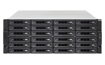 QNAP TS-EC2480U R2 NAS Armadio (4U) Famiglia Intel® Xeon® E3 v3 E3-1246V3 4 GB DDR3 0 TB QNAP Turbo NAS System Nero, Grigio