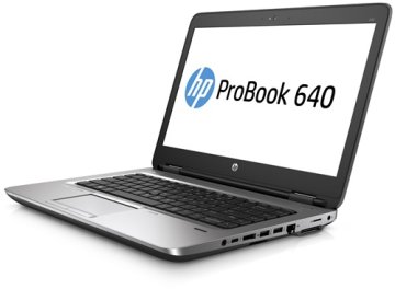 HP ProBook 640 G2 Computer portatile 35,6 cm (14") Full HD Intel® Core™ i7 i7-6600U 4 GB DDR4-SDRAM 1 TB HDD Wi-Fi 4 (802.11n) Windows 7 Professional Nero, Argento