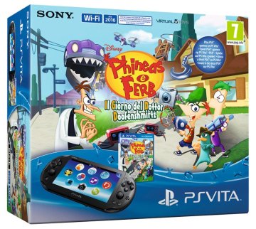 Sony Ps Vita 2016 + Phneas Ferb console da gioco portatile 12,7 cm (5") 1 GB Touch screen Wi-Fi Nero