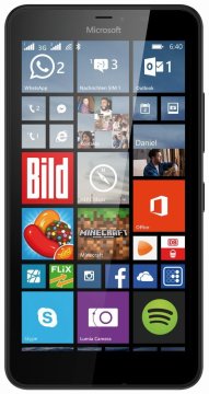 Microsoft Lumia 640 XL DS 14,5 cm (5.7") Doppia SIM Windows Phone 8.1 3G Micro-USB B 1 GB 8 GB 3000 mAh Nero