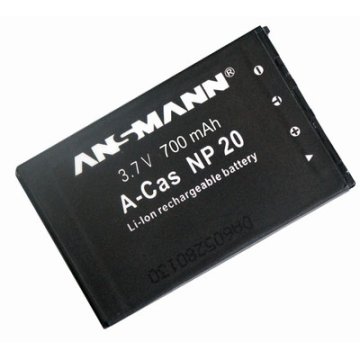 Ansmann A-CAS NP 20 Ioni di Litio 600 mAh
