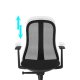 Techly Sedia per Ufficio con Schienale Ergonomico Nero (ICA-CT MC086BK) 6