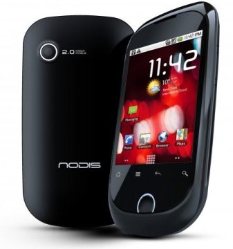 NODIS ND-04 smartphone 7,11 cm (2.8") Doppia SIM Android 2.3 3G 0,25 GB 0,5 GB 1050 mAh Nero