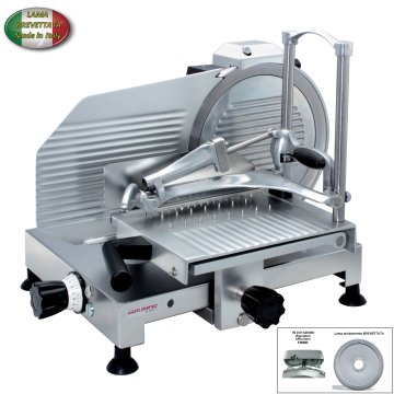 Olimpic Master 300 affettatrice Elettrico 220 W Alluminio, Argento Acciaio inox