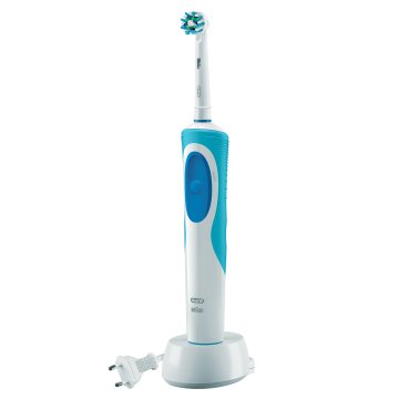 Oral-B Vitality CrossAction Adulto Spazzolino rotante-oscillante Bianco, Blu