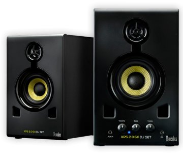 Hercules XPS 2.0 60 DJ Set 2-vie Nero Cablato 30 W