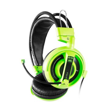 E-blue Cobra Auricolare Cablato A Padiglione Gaming Verde
