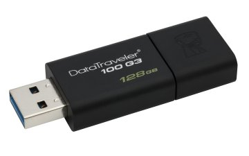 Kingston Technology DataTraveler 100 G3 unità flash USB 128 GB USB tipo A 3.2 Gen 1 (3.1 Gen 1) Nero