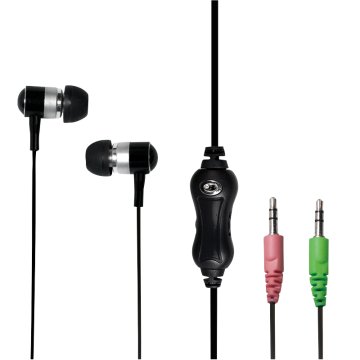 LogiLink HS0018A cuffia e auricolare Cablato In-ear Musica e Chiamate Nero