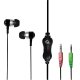 LogiLink HS0018A cuffia e auricolare Cablato In-ear Musica e Chiamate Nero 2