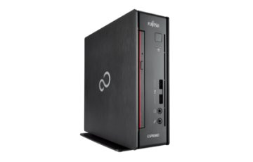 Fujitsu ESPRIMO Q956 Intel® Core™ i5 i5-6500T 8 GB DDR4-SDRAM 256 GB SSD Windows 7 Professional Desktop Mini PC Nero, Rosso