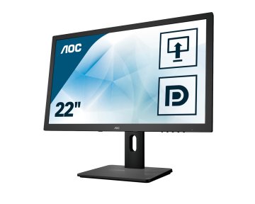 AOC 75 Series E2275PWQU Monitor PC 54,6 cm (21.5") 1920 x 1080 Pixel Full HD LED Nero