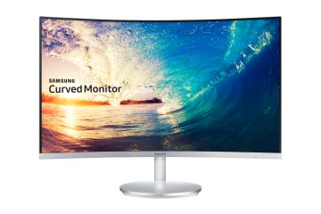 Samsung C27F591FDU LED display 68,6 cm (27") 1920 x 1080 Pixel Full HD Argento, Bianco