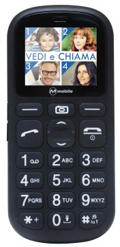 Mediacom M-MMFAC1 cellulare 4,57 cm (1.8") 88 g Nero, Rosso