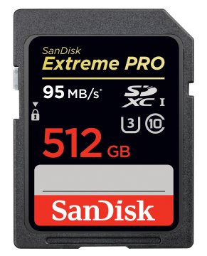 SanDisk Extreme Pro 512 GB SDXC UHS-I Classe 10