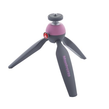 Manfrotto MTPIXI-PK treppiede Fotocamere digitali/film 3 gamba/gambe Grigio, Rosa