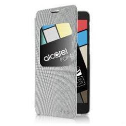 Celly G5095-3SALAFG custodia per cellulare 14 cm (5.5") Custodia flip a libro Argento