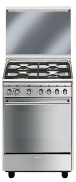 Smeg CX51M cucina Built-in cooker Gas Acciaio inox