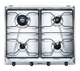 Smeg SV564-3 piano cottura Acciaio inox Da incasso Gas 4 Fornello(i)
