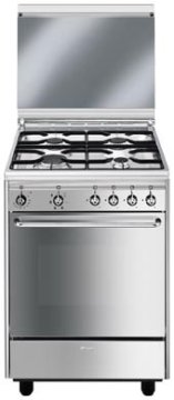 Smeg CX51SV cucina Elettrico Gas Acciaio inox
