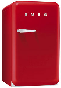 Smeg FAB10RR monoporta Libera installazione 114 L Rosso