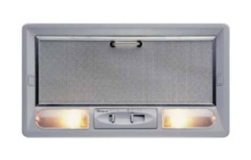 Whirlpool AKR 608/IX Integrato Acciaio inox 410 m³/h